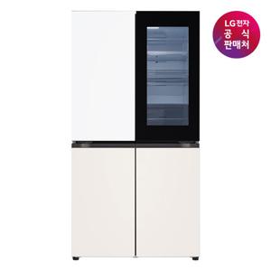 [LG전자공식판매처] LG 디오스 오브제컬렉션 노크온 냉장고 T875MHE312