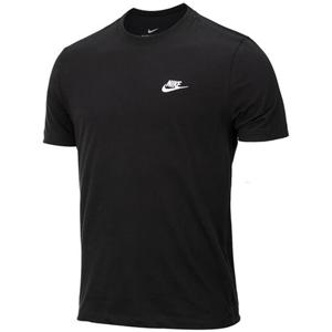 나이키 AS NSW 클럽 티 S/S 남자 스포츠 반팔 면티셔츠 기본티 검정 4999013