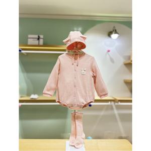 압소바HM (신생아슈트)자카코튼모달바디슈트(모자양말)(25FW) (AA2710621)