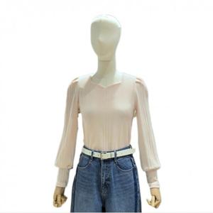 플라스틱아일랜드  골지 하트넥 티셔츠 (PR2CL331)
