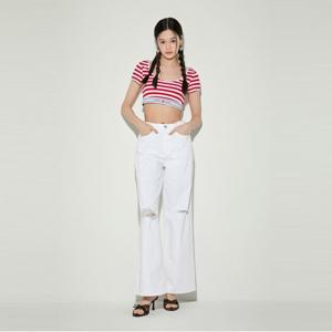 [공식][타미진스]클레어 와이드핏 오프화이트 데님(T32E1NEW32TW