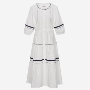 [써스데이아일랜드][여성]배색 레이스 원피스(T252MOP133W)