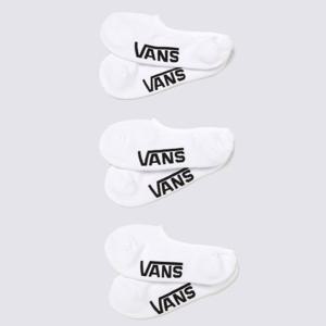 [반스] 쓰리팩 클래식 슈퍼 노 쇼 삭스 덧신 화이트 VN000F10WHT