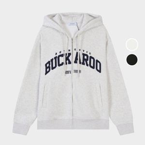 [버커루]남녀공용 아트웍 베이직 기모 후드 집업 B244Z1040P