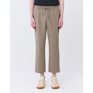 헤지스 골프 남성 24SS 클리어런스스테디셀러멜란지 밴드7부바지 (GRAYISH KHAKI) WPPA4B931K5