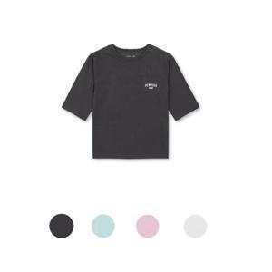 [탑텐키즈]MKE2TS3003  공용) 베이직 코튼폴리 포켓 7부 티셔츠    26수 코튼 폴리 혼방 소