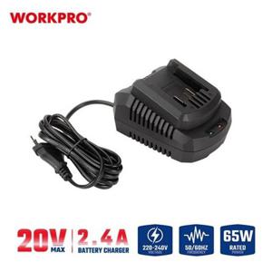 워크프로 20V 배터리충전기 240V2.4A WP396000