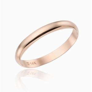[로이드] 베이직 라운드 2.5mm 14K 반지 LRS25040G