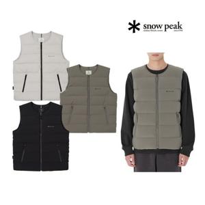 스노우피크 [택가 169,000원]프로 라운드넥 경량 다운 베스트 (S23WMTDV30A)