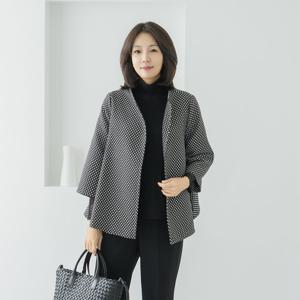 엄마옷 마담4060 클래씨마담 자가드도트자켓 중년여성 데일리 -ZJK2509007-