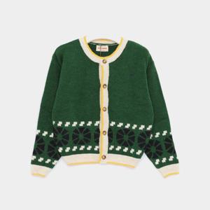 보보쇼즈 25FW 칼레이도스코프 자카드 여아 가디건 B225AC114 311