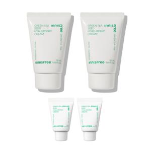 [2개] 이니스프리 그린티 씨드 히알루론산 크림 50mL +GIFT