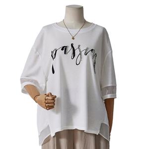 [포커스]패션망사티셔츠 FM5E7TS0115