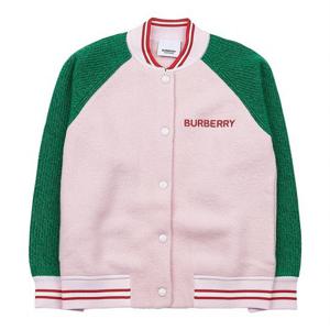 [버버리 키즈] 여아 울 보머 재킷 8068396 C KG6 AISLINN KNIT B