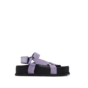 25 FW 모스키노 여성 퍼플   블랙 스포티 샌들 251720F124002