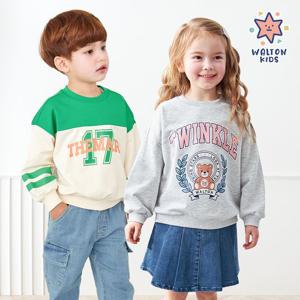 [월튼키즈]가을 데일리룩 티셔츠/맨투맨 16종 균일가 6900원