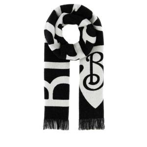 BURBERRY Black wool scarf 8109563 C1343