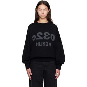 25 FW 032c 여성 블랙 셀피 스웨터 252843F096000