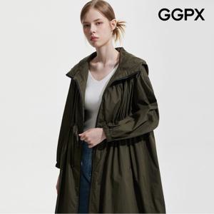 [GGPX] 루즈핏 가을 빅 후드 롱 야상 점퍼 (GP9JP006F)
