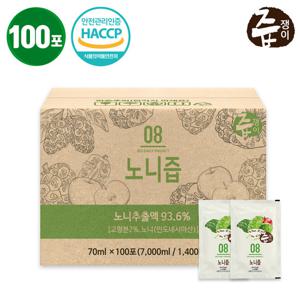 즙쟁이 노니즙 100포 실속구성