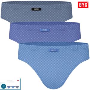 BYC사선체크포인트패턴무소변구미디삼각3매입MCF2257