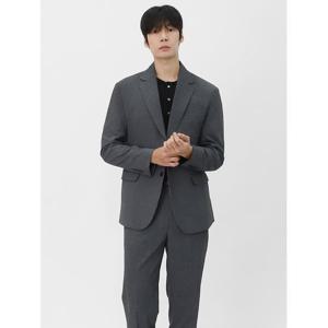 [빌리버스] 남성 싱글자켓 수트 2피스 셋업 테일러드 베이직 정장세트 하객룩 BAX190