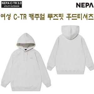 [네파][티셔츠 후드티셔츠](7I26061) 여성 봄 가을 C-TR 캐주얼 루즈핏 후드티셔츠