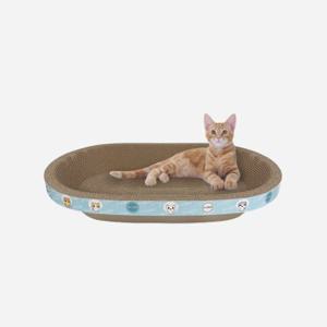 펫츠몬 고양이 눕기 편한 특대형 B골 스크래쳐 타원형 60cm 고양이 스크래쳐/캣타워