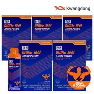 광동 아미노포션 에너지젤 BCAA 아미노산 5박스(45g x 14포)