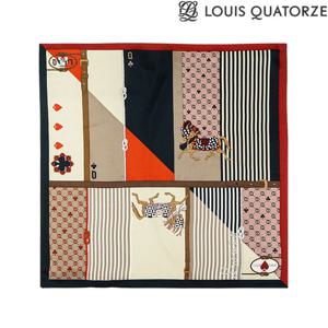 [루이까또즈(스카프)]SA-2WSM372RE 실크 미니스카프 루이지에 레드