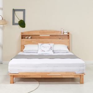 조나론 이스턴킹 2000 다리형 선반 LED 침대 참죽 원목 프레임 (