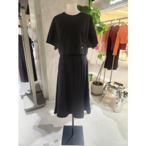 [ZOOC] 하프 슬리브 플레어 원피스 (Z252MSE010)