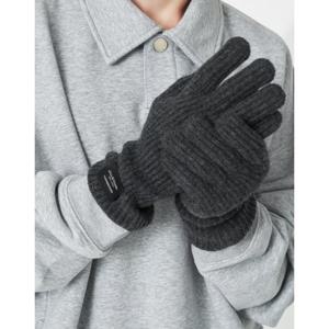 [질스튜어트] 그레이 멜란지 울캐시미어 핑거홀 남자장갑 JUGV5F301