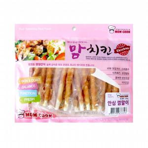 맘쿡 맘치킨 치킨 안심 껌말이 300g 대용량 애견간식