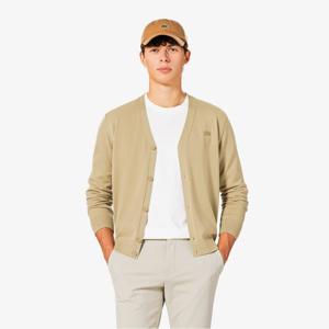 라코스테 공식 남성 브이넥 소방모 가디건 AH797E-55N 02S