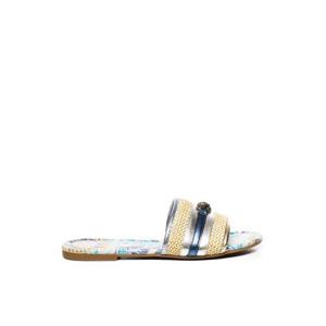커트가이거 뮬 슬리퍼 2025249689 BEIGE BEIGE SILVER