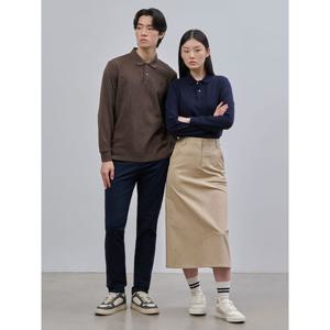 [빈폴멘] [Essential] 수피마코튼 피케 티셔츠 - 네이비 (BC4741E01R)
