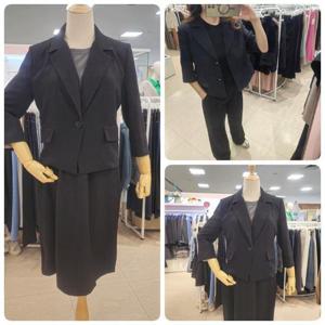 오프리미츠 HC26 50%+20%세미캐주얼정장 여름성 크롭 테일러드 구김없는폴리오피스하개룩재킷 M25jk1505