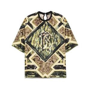 25 FW 로베르토 카발리 마블 프린트 티셔츠 TWT602SKN42 TP432168731