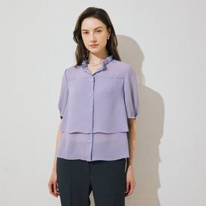 [요하넥스]러플 쉬폰 블라우스 J5B5B311