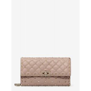 [VALENTINO] 라프리마 여성 크로스바디 백 락스터드 스파이크 레더 숄더 ZW2B0137NAP P45 베이지 /12
