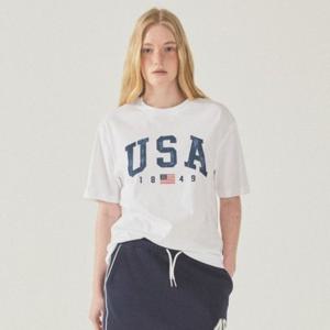 [후아유]남녀공용 USA Printing T-shirt WHRPF4891U