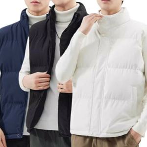 아이에스이랩 / 겨울 남여공용 커플 웰론 패딩 조끼 베스트 I4JK087Q