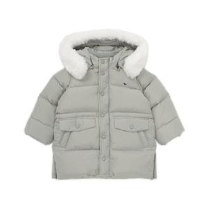 [블루독베이비8] FW25(KH)베이직 롱덕다운점퍼 (45C1411410) (BLUEDOG BABY 유아 출산 백일 선물 도트 강아