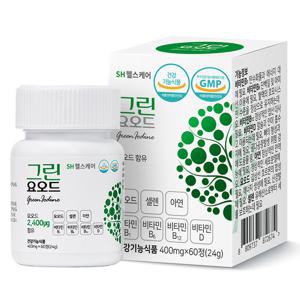 그린요오드 6개월 180정 갑상선 셀렌 아연 비타민4종 피로 면역 온가족 건강기능식품