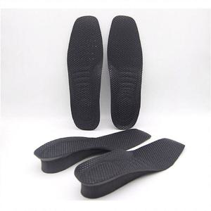 여성 바이오 키높이 3cm 지압 기본 깔창 검정