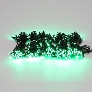 LED 크리스마스트리 전구 300구 연결형 흑색선 녹색
