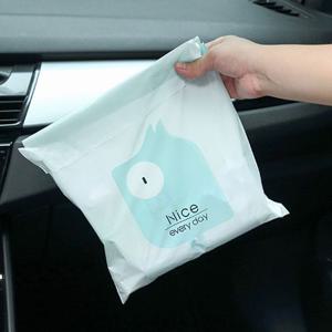 차량용 접착식 쓰레기봉투 15p세트 민트