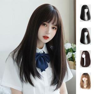 키밍 웨이브 생머리 통가발 롱헤어 패션 긴머리 가발