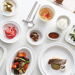 [시라쿠스] 메이플 2인 홈세트 18p -화이트